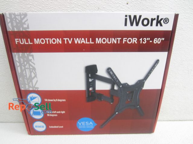Lot 31-9292 - iWork Full Motion TV Wall Mount - 13"-60" TV