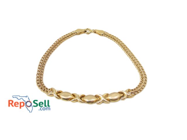 Lot 31-2009 - 10K Yellow Gold 7" Bracelet - 2.64g total