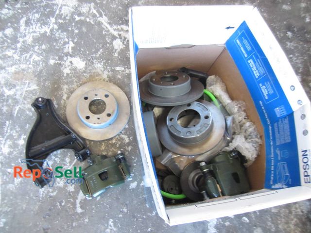 Lot 31-1160 - Golf Cart Maintenance Parts Lot Including Brake Rotors, Calipers, Control Arm, Hoses, And Hardware A...