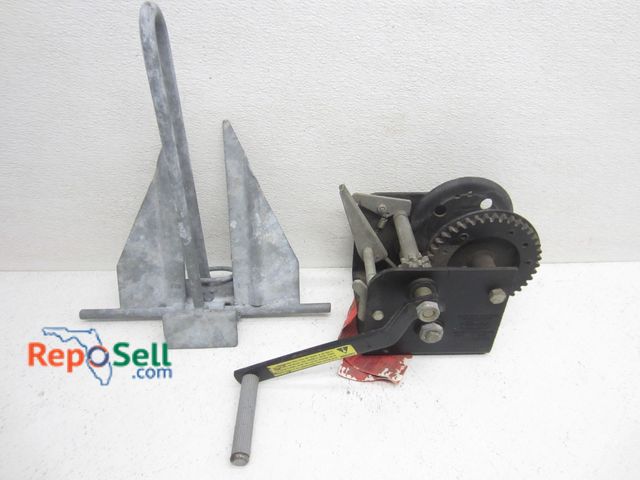 Lot 31-6122 - Shelby Boat Trailer 2300lb Winch And Boat Anchor