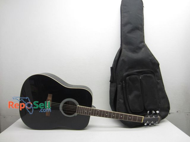 Lot 31-6480 - Johnson JG-620-B Player Series Dreadnought Acoustic Guitar