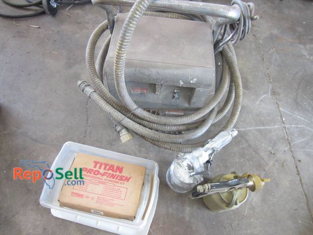 Lot 31-1372 - Titan TS40 Electric HVLP Paint Sprayer Including Hoses, Spray Guns, And Additional Accessories As Sh...