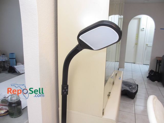 Lot 31-8549 - Adjustable LED Floor Lamp With Touch Controls, 57-Inch Black