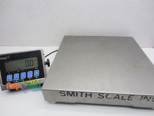 Lot 31-9413 - Smith Scale, 300lb Capacity, 18x18", Model - Max, Powers On