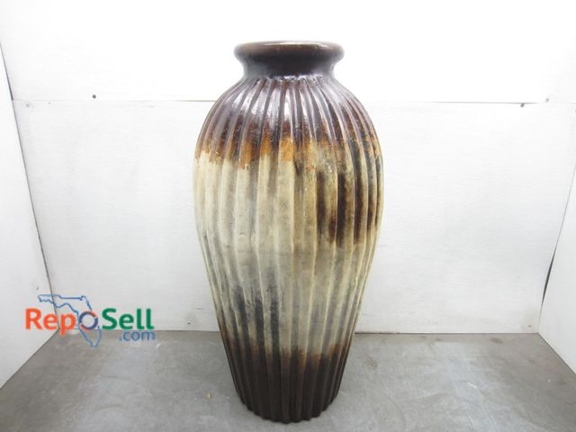 Lot 31-6523 - Large Heavy Pottery Vase 40" H