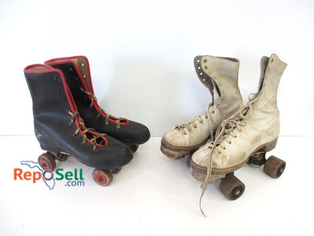 Lot 31-1196 - (2) Pairs of Vintage Roller Skates; (1) Champ and (1) Unbranded