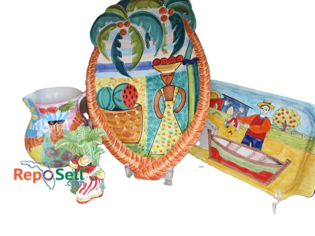 Lot 31-1037 - (4) Ceramic Made in Italy Pieces