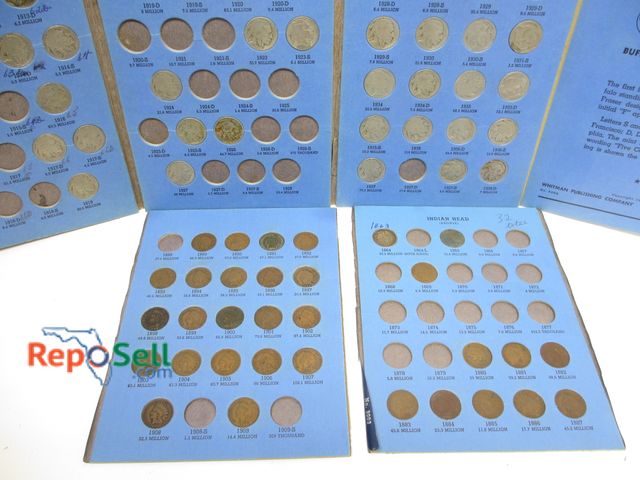 Lot 31-5020 - Vintage Coin Lot: (32) Indian Head 1863-1909 and (32) Buffalo Nickel 1913-1938