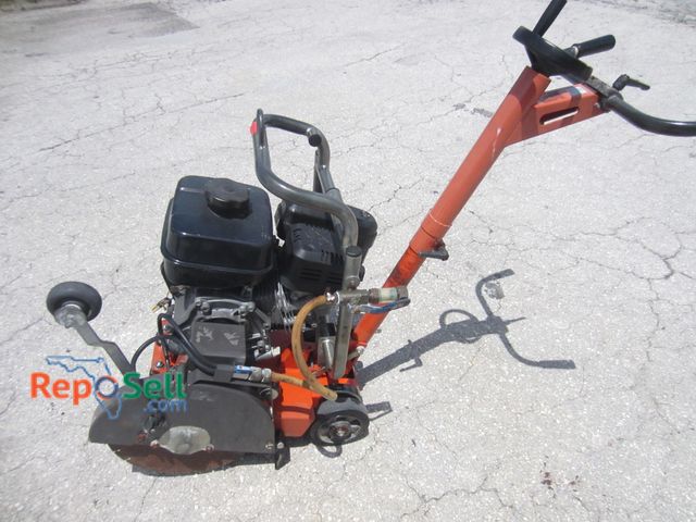 Lot 31-7112 - Husqvarna Subaru 9.0 HP Rolling Concrete Saw - Ran When Tested
