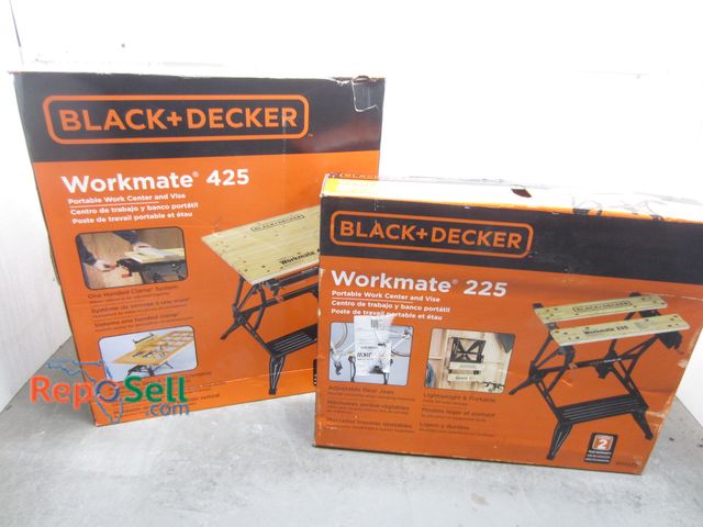Lot 31-5056 - (2) New B&amp;D Workmate Portable Work Center With Vise: 225 And 425