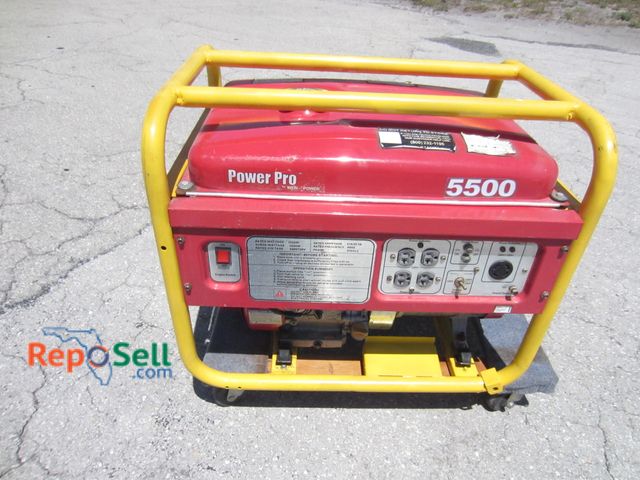 Lot 31-1345 - Wen Power Pro 5500 W 13 hp gas generator has compression.