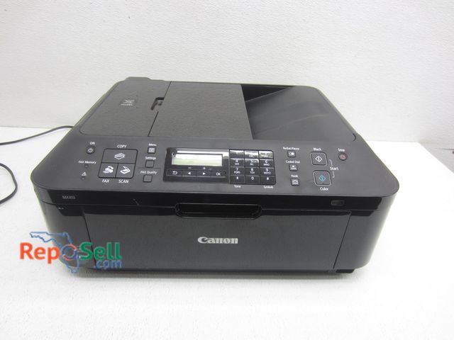 Lot 31-8307 - Cannon Pixma Printer #MX411 w/Cord &amp; CD - Powers On