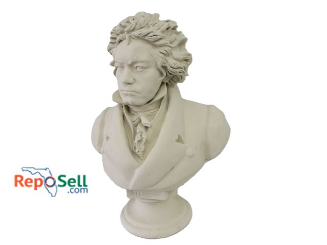 Lot 31-1080 - Cast Beethoven Bust; 29"h x 23"w