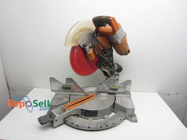 Lot 31-2507 - Ridgid 12" Dual Bevel Miter Saw #R4121 - Power On