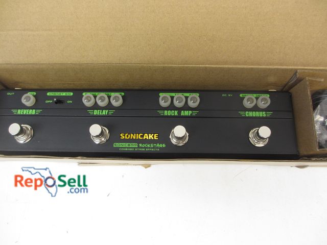 Lot 31-9044 - New in Box Sonicake Guitar Pedal with Chorus, Delay, Reverb, Dist.
