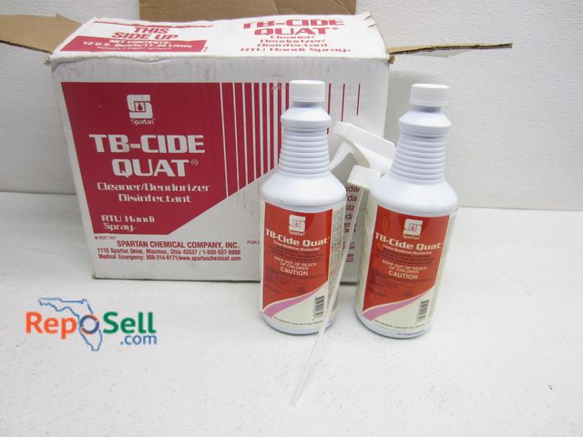 Lot 31-3419 - (8) Qt Bottles TB-Cide Quat Cleaner