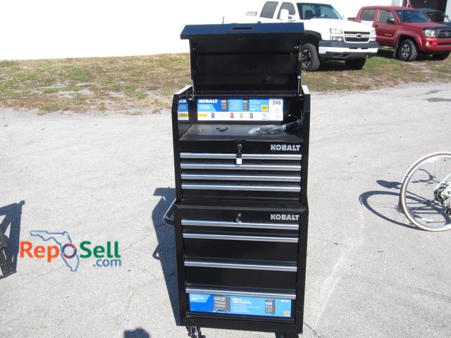 Lot 31-1268 - Kobalt Rolling Tool Box (2 piece) w/Keys