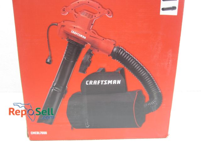 Lot 31-1048 - Craftsman 12 AMP Corded Blower/Vac/Mulcher #CMEPW1800 - Includes (3) Attachments