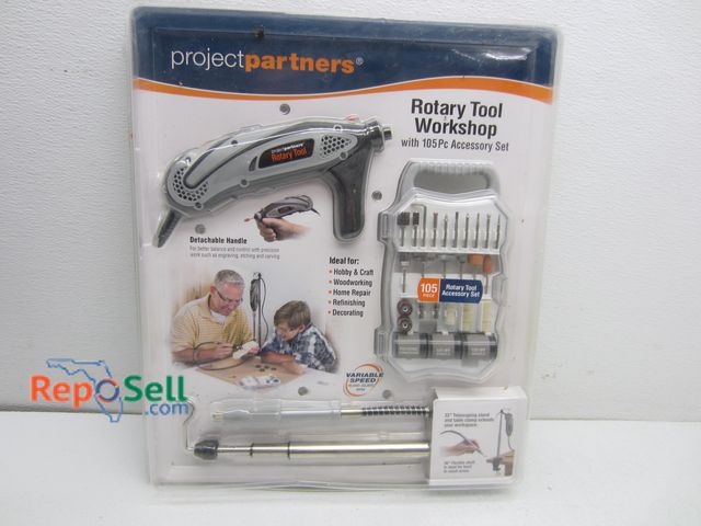 Lot 31-1283 - 105 pc Rotary Tool Workshop Set #70280