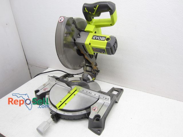 Lot 31-6051 - Ryobi Corded Miter Saw TS1346 - Powers On