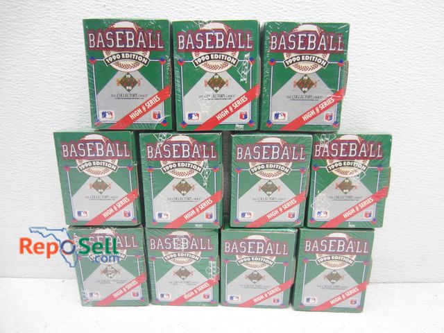 Lot 31-6130 - (11) Sealed Packs: 1990 Baseball Upper Deck Collector's Choice high number series card