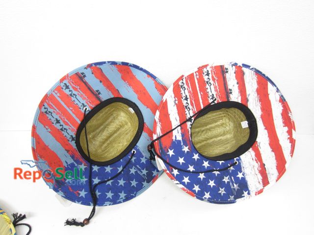 Lot 31-5290 - (2) New Straw Lifeguard Hats