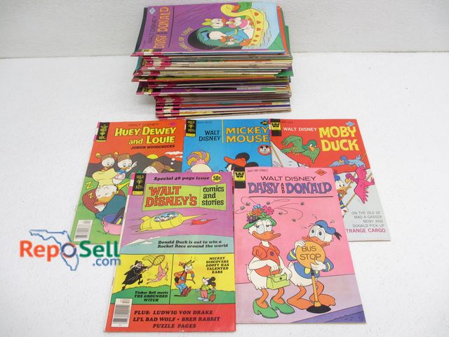 Lot 31-8088 - (66) Walt Disney Comics (60s, 70s): Mickey, Daisy &amp; Donald, etc.