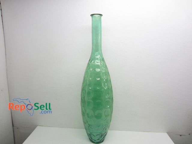 Lot 31-9442 - Tall Glass Vase 39" H