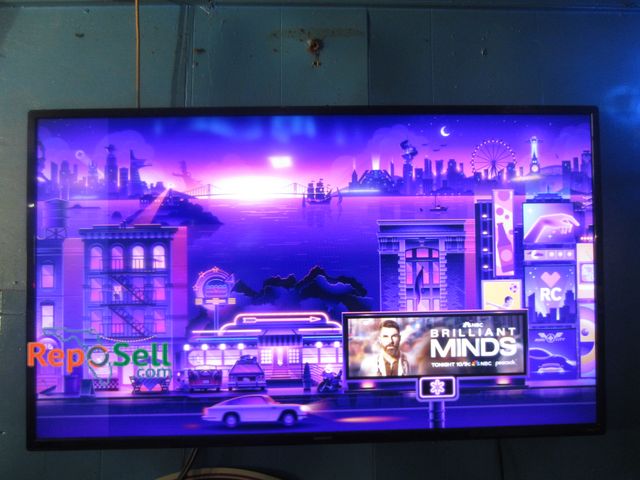 Lot 31-2030 - 49" Magnavox TV w/Remote - Powers On - BUYER MUST REMOVE/BRING LADDER/TOOLS