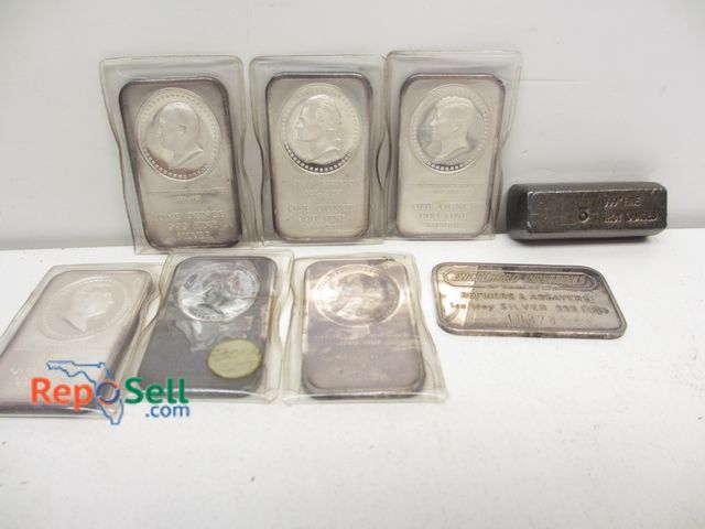 Lot 31-9045 - (8) Pieces .999 Silver Total 11.1 oz.
