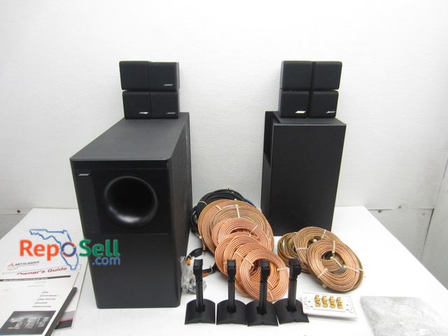 Lot 31-5361 - Bose Surround Sound Speakers Acoustimass-7 And Acoustimass-3, Please Inspect For Completeness
