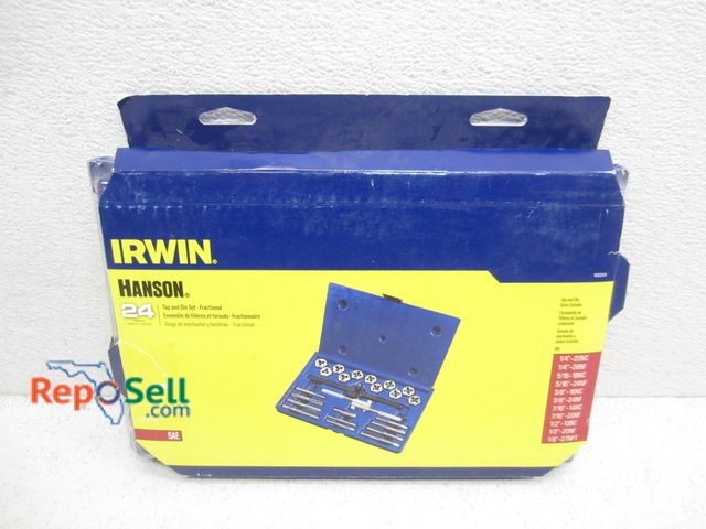 Lot 31-9094 - New Irwin 24-piece Tap and Die set - Fractional SAE #190204