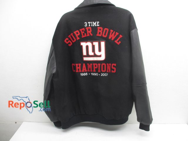 Lot 31-9410 - NY Giants NFL Super Bowl Jacket Size L