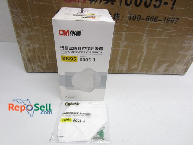 Lot 31-8521 - (1000) KN95 Masks - Retail/Ind Packed