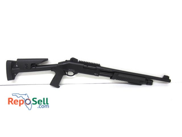 Lot 31-6157 - New Dickinson Tac 4  12ga Pump Action Shotgun with 18.5"  Barrel with Pistol Grip Adjustable Cheek R...