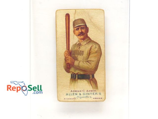 Lot 31-6366 - 1888 Allen and Ginter's Tobacco Baseball Card - Adrian C. Anson