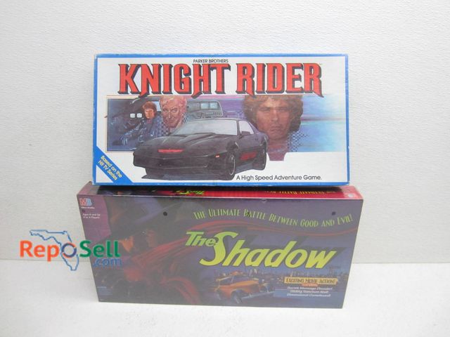 Lot 31-6308 - Two board games: 'Knight Rider: A High-Speed Adventure Game' by Parker Brothers (No. 0071, ages 7â€“...