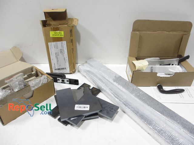 Lot 31-8244 - Door Hardware, Steel Corner Braces, Flat Bars, etc.