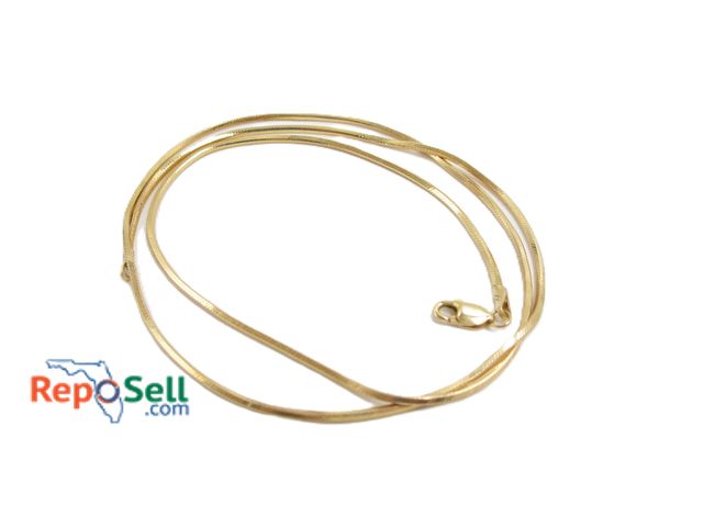 Lot 31-2007 - 14K Yellow Gold 16" Chain - 6.38g total