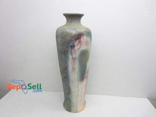 Lot 31-5263 - Tall Blue Vase 26.5" H