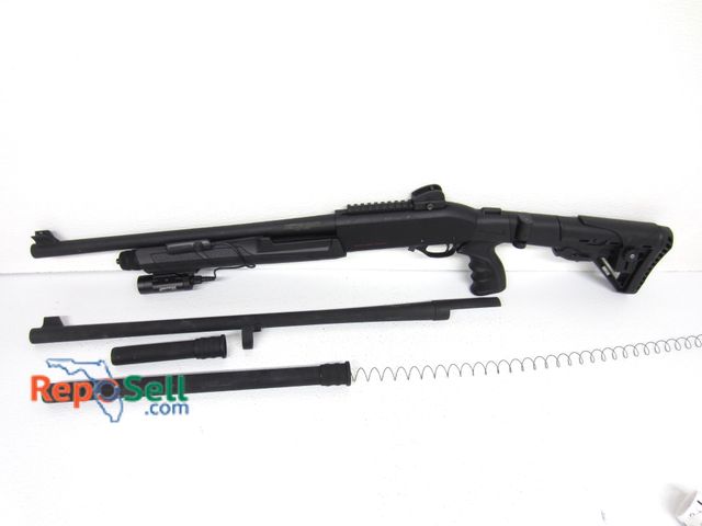 Lot 31-4031 - Black Aces Tactical 12ga Folding Stock Shotgun with 18.5 &amp; 24" Barrels. Includes choke tubes and...