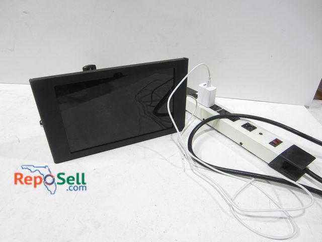 Lot 31-8359 - Samsung Tablet In Metal Case With Power Strip - Both Power On, No Key