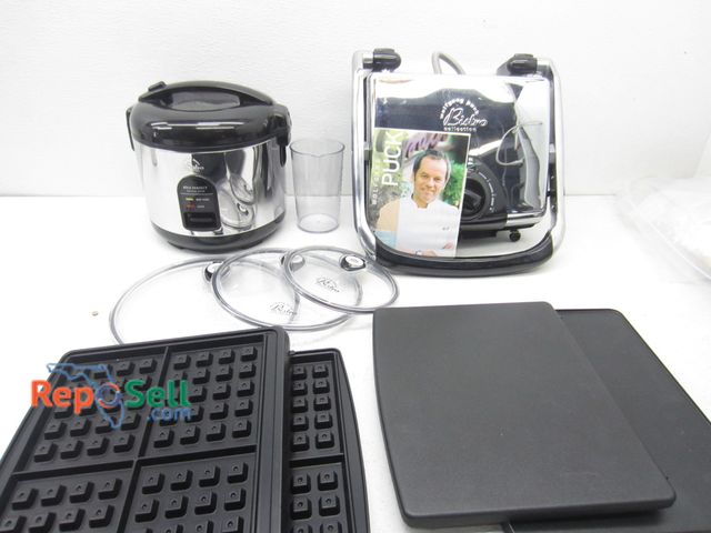 Lot 31-6466 - Wolfgang Puck Bistro Rice Perfect Cooker &amp; Multi-Purpose Grill w/ Accessories