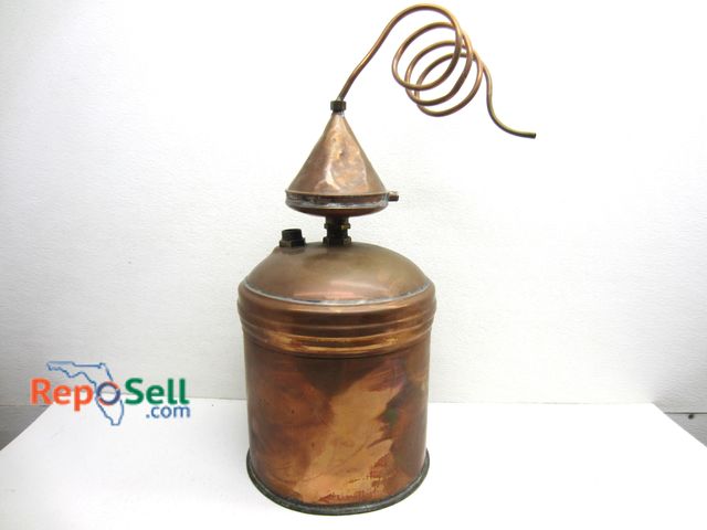 Lot 31-5146 - Copper Still Boiler Barrel, 30" Tall