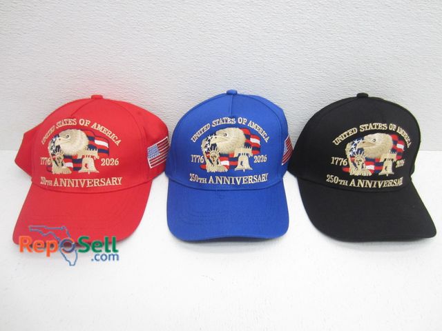 Lot 31-6280 - (3) New 250th Anniversary Hats