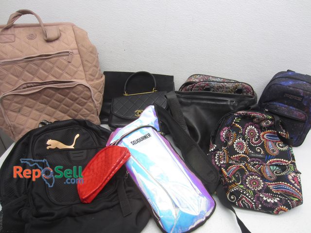 Lot 31-1082 - Various Bags, Purses, etc.: Vera Bradley, Puma, Joan David, Etc.