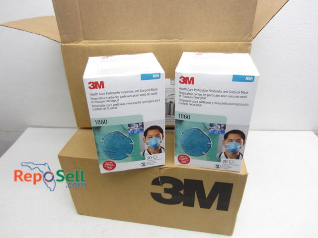 Lot 31-3389 - (240) 3M N95 Masks 1860 - (2) Cases