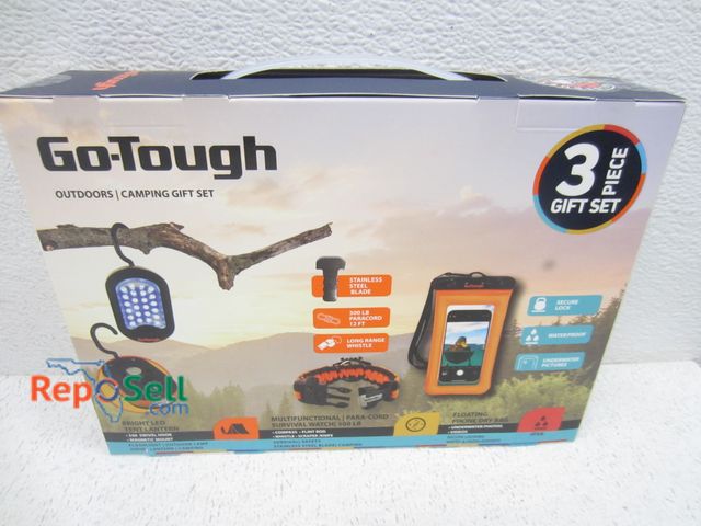 Lot 31-7052 - New GoTough three-piece outdoor camping set