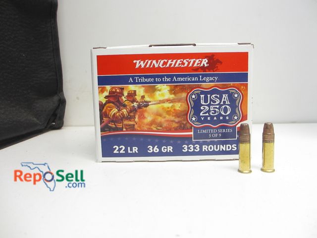 Lot 31-3108 - (333) Rnds Winchester Target 22LR 36gr Ammo - Copper Pl Hollow Pt