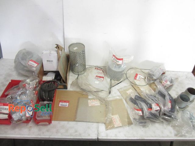 Lot 31-1252 - Honda Genuine Replacement Parts Including Filters, Strainers, Gaskets, And Other Components. Labels ...